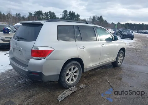 2012 Toyota Highlander Base V6 from USA, damaged, VIN 5TDBK3EH8CS151446